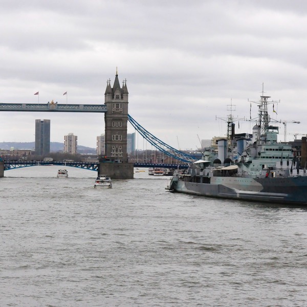 Tower Bridge- HMS Belfast, London 03-14
